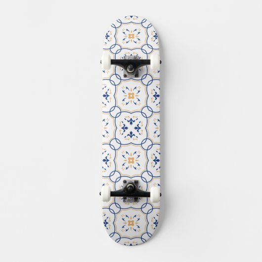 Blumenmuster Skateboard (Vorderseite)