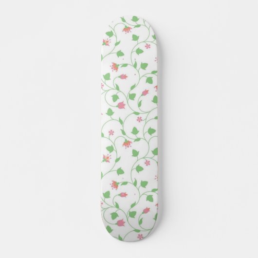 Blumenmuster Skateboard (Vorne)
