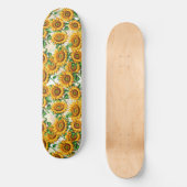Blumenmuster Skateboard (Vorderseite)