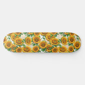 Blumenmuster Skateboard (Horizontal)