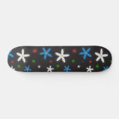 Blumenmuster  skateboard (Horizontal)