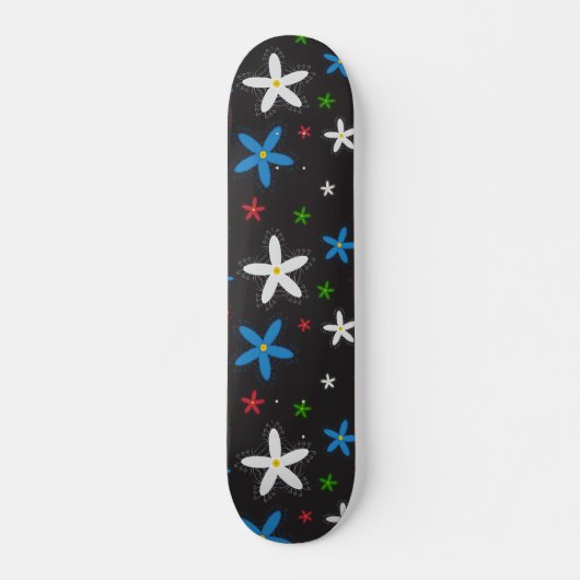 Blumenmuster  skateboard (Vorne)