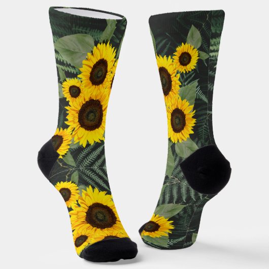 BLUMENMUSTER SOCKEN (Gewinkelt)