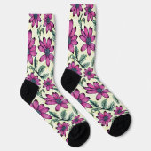 Blumenmuster Socken (Rechts)