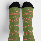 BLUMENMUSTER SOCKEN (Oben)