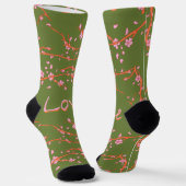BLUMENMUSTER SOCKEN (Gewinkelt)