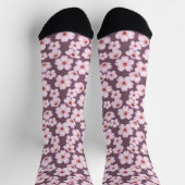 Blumenmuster Socken (Oben)