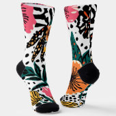 Blumenmuster-Socken Socken (Gewinkelt)