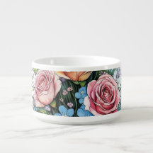 Blumenmuster - Soft Watercolor Boho Art