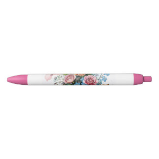 Blumenmuster - Soft Watercolor Boho Art Kugelschreiber
