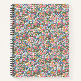 Blumenmuster Spiral Notebook Notizblock