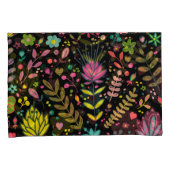 Blumenmuster - Stilvolle Blume-Tapete Kissenbezug (Vorderseite-Rechts)