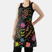 Blumenmuster - Stilvolle Blume-Tapete Schürze (InSitu)