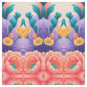 Blumenmuster Stoff (Nahaufnahme)