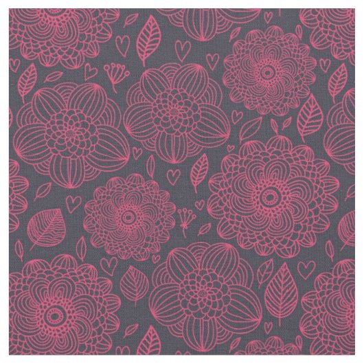 Blumenmuster Stoff (Nahaufnahme)