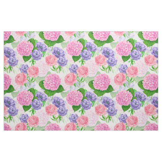 Blumenmuster Stoff (Fat Quarter (45,7 x 55,9 cm))