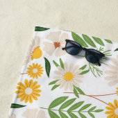 Blumenmuster Strandtuch (Beispiel)
