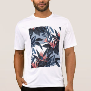 Blumenmuster T-Shirt
