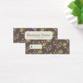 Blumenmuster-Tags, Visitenkarten (Schreibtisch)