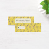 Blumenmuster-Tags, Visitenkarten (Schreibtisch)