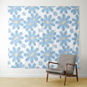 Blumenmuster - Tapestry Wandteppich (Beispiel (Horizontal))