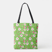 Blumenmuster Tasche (Rückseite)