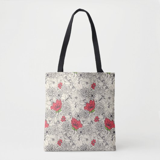 Blumenmuster Tasche (Vorderseite)