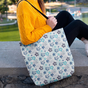 Blumenmuster Tasche