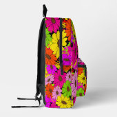 Blumenmuster-Tasche Bedruckter Rucksack (Links)