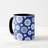 Blumenmuster Tasse (Vorderseite Links)