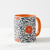 Blumenmuster Tasse (VorderseiteRechts)