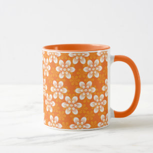 Blumenmuster Tasse