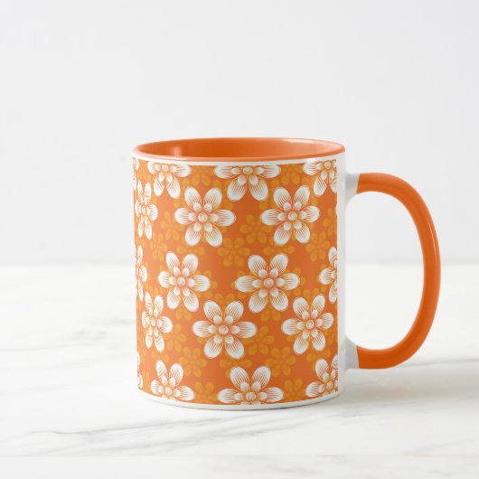 Blumenmuster Tasse (Rechts)