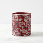 Blumenmuster Tasse (Zentrum)