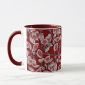 Blumenmuster Tasse (Links)