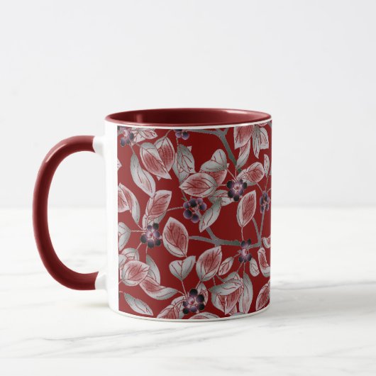 Blumenmuster Tasse (Links)