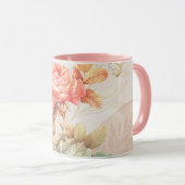 Blumenmuster Tasse (VorderseiteRechts)