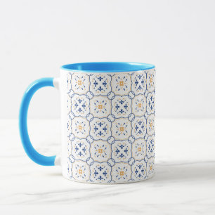 Blumenmuster Tasse