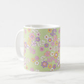 Blumenmuster-Tasse Kaffeetasse (Vorderseite Links)