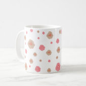 Blumenmuster-Tasse Kaffeetasse (Vorderseite Links)