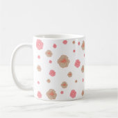 Blumenmuster-Tasse Kaffeetasse (Links)
