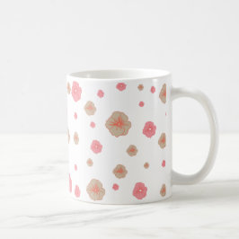 Blumenmuster-Tasse Kaffeetasse