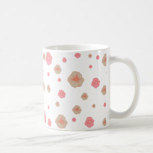 Blumenmuster-Tasse Kaffeetasse