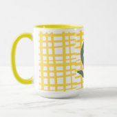 Blumenmuster-Tasse Tasse (Links)