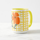 Blumenmuster-Tasse Tasse (VorderseiteRechts)