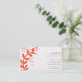 Blumenmuster-Telefonkarten Telefonnummerkarte (Stehend Vorderseite)