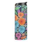 Blumenmuster Thermosbecher (Nach links gedreht)