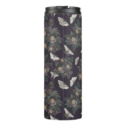 Blumenmuster Thermosbecher (Rückseite)