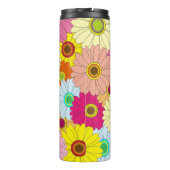 Blumenmuster Thermosbecher (Rückseite)