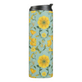 Blumenmuster-Thermotassen Thermosbecher (Nach links gedreht)